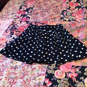 Lorimer NYC polka dot mini skirt